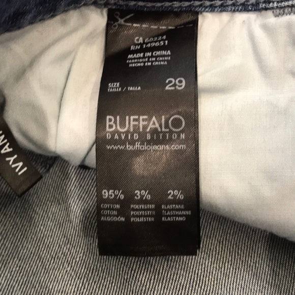 Buffalo David Bitton Ivy Ankle Skinny Jeans Sz 29 - Picture 3 of 5